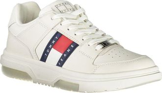 Tommy Hilfiger Logo-Striped Sneaker - White