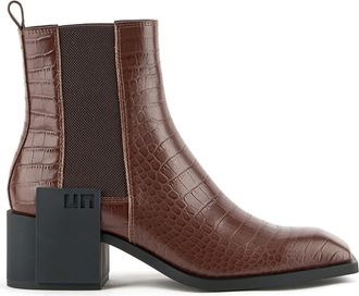 United Nude Jimmy Mens Chelsea Boot in Sepia Croc at Nordstrom, Size 40