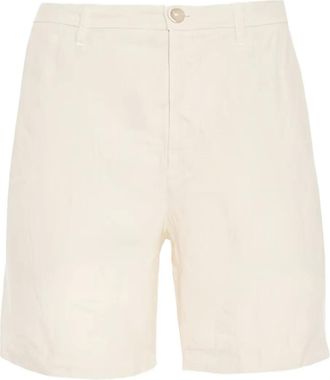 120% Lino Bermuda con abbottonatura - Toni neutri