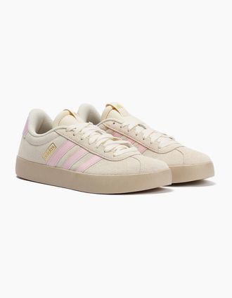 adidas Womens Adidas VL Court 3.0 Womens Beige/Pink Trainers - Size: UK 6 / eu 39.5 / us 7.5