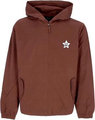 HUF Stardust Jack voor Mannen - Heren - Zomerjassen - Bruin - XL - Jassen
