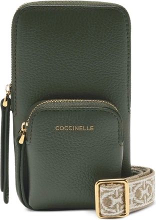 Coccinelle Cover per smartphone Pixie con zip - Verde