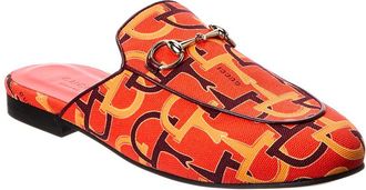 Gucci Princetown Canvas Mule