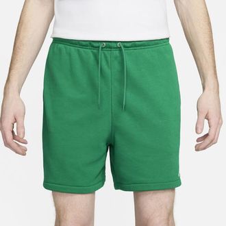 Nike Mens Club Flow French Terry Shorts - Malachite/White/Malachite Size XL