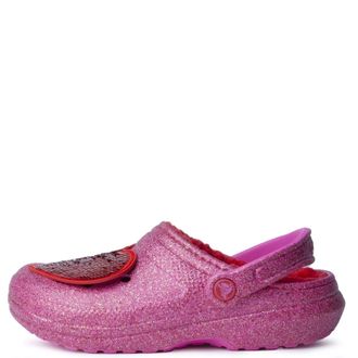 Crocs Classic Lined 208385-6EN Clog USPink Glitter Fuzzy Liner JAX1180
