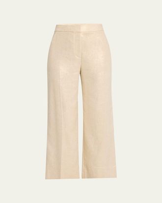 Veronica Beard Brixton Wide-Leg Pants