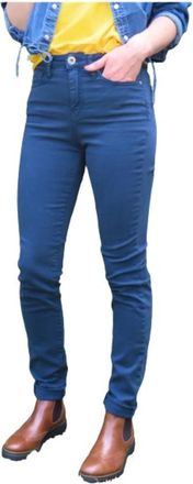 Denim Studio Slim Fit Claire Broek - Dames - Slim Fit Jeans - Blauw - W25 - Katoen - Jeans