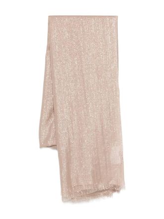 Brunello Cucinelli fringed scarf - Neutrals