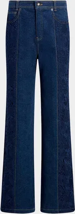 Cinq &agrave; Sept Francine Lace Jeans