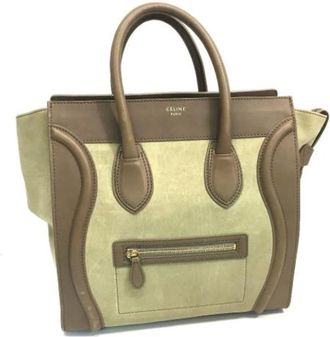 Celine Pre-owned Handbags, female, Brown, Size: ONE SIZE Pre-owned Vintage Handbag