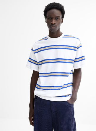 HUGO BOSS Mens Two-tone stripe T-shirt