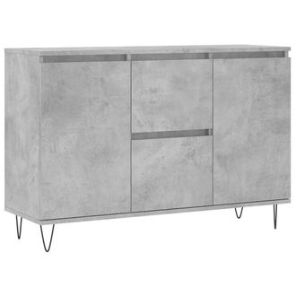 Berkfield Home Sideboard Concrete Grey 104x35x70 cm Engineered Wood | Size: 104 x 35 x 70 cm