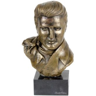 OEM Elvis Presley - Busto En M&aacute;rmol, Estatuilla De Un Personaje Famoso, Decoraci&oacute;n Para Oficinas, Escuelas Y Hoteles De Art-dog