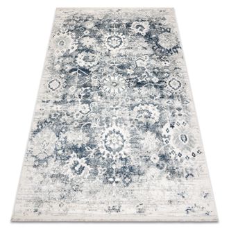 RugsX Rugsx - Distin 0822a Azul Marino / Azul / Blanca Alfombra Moderna - Roset&oacute;n, Vintage, Flecos Blue 200x290 Cm