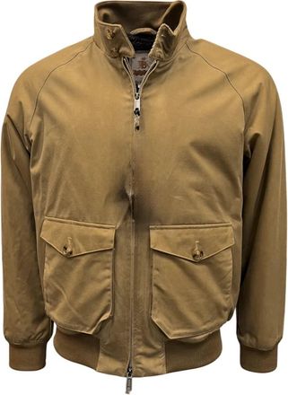 Baracuta Harrington waxjas in Tan - Heren - Bomber jackets - Bruin - L - Jassen