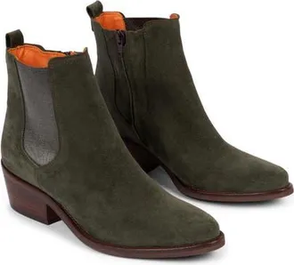 Penelope Chilvers Rove Chelsea Boot in Khaki/Pewter at Nordstrom, Size 6Us