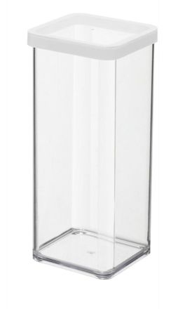 Rotho Rotho 11605 Rectangular Caja 1,5 L Transparente, Blanco