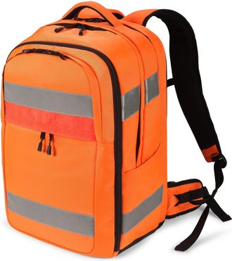 Dicota Rucksack DICOTA HI-VIS V-2 32-38 L, Herren, Gr. B/H/T: 32cm x 45,5cm x 22cm, orange, Rucks&auml;cke Rucksack