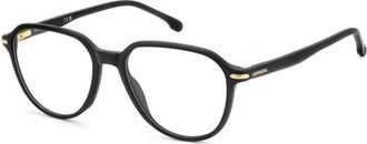 Carrera Stijlvolle Matte Black Gold Brillenmontuur - unisex - Brillen - Zwart - 52 MM - Accessoires