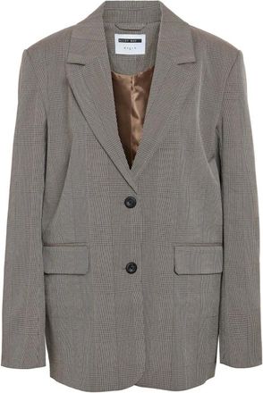 Noisy May Jassen, Dames, Bruin, S, Geruite Blazer voor Vrouwen