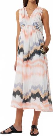 Maria Cher Carranza Maren Midi Dress In Pastel Hue