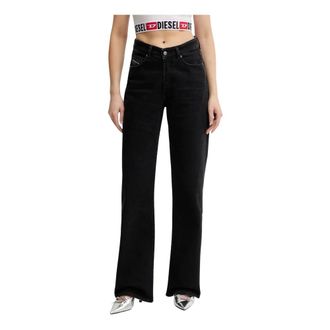 Diesel Dames, Jeans, Zwart, Maat: W28 L32 Katoen