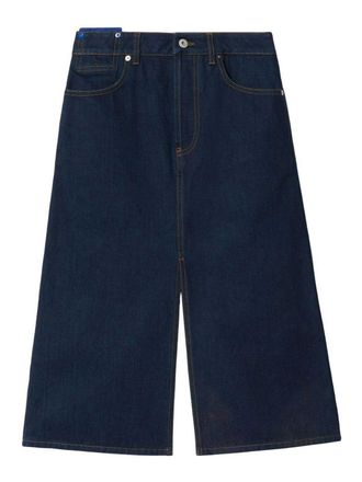 Burberry Denim midi skirt