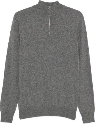 Soft Goat Zip-up Sweater