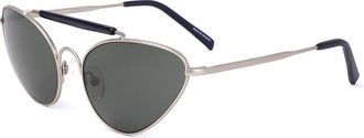 Linda Farrow DRIES VAN NOTEN 8DVN9 C2 Womens Sunglasses Silver Size Standard