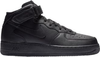 Nike Mens Air Force 1 Mid 07 LE - Basketball Shoes Black/Black Size 10.0