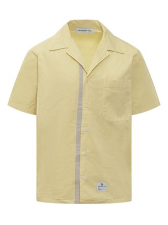 Department Five Yellow Relaxed Solid Shirt