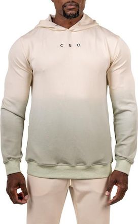 Maceoo Marthyr Ombr&eacute; Hoodie in White at Nordstrom, Size Xx-Large