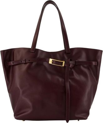 Anine Bing Elly Small Shopper Bag - Dames - Shoppers - Rood - ONE Size - Leer - Tassen