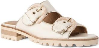 Aquatalia Montirone Sandal in Soft White Leather at Nordstrom, Size 10.5