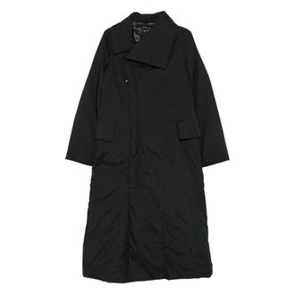 Yohji Yamamoto Asymmetric-collar Raincoat
