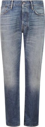 Acne Studios River Slim-fit Jeans - Heren - Slim Fit Jeans - Blauw - L - Katoen - Jeans