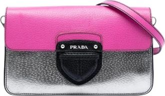 Prada Pre-owned Vintage Crossbody Tas - Dames - Vintage Schoudertas - Veelkleurig - ONE Size - Leer - Vintage