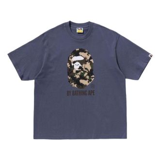 A Bathing Ape Map Camo By Bathing Ape Relaxed Fit T-Shirt Charcoal 1L30-110-342-CRL