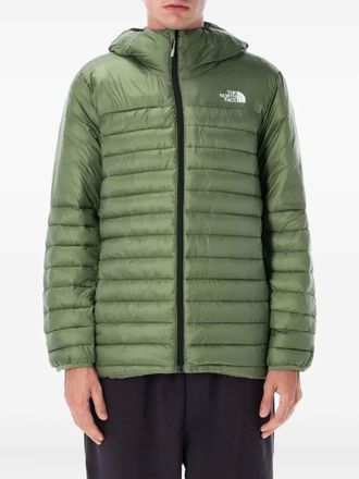 The North Face hooded quilted padded jacket - men - Recycled Nylon - M - Green