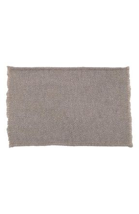 Pom Pom at Home Porter Set of 4 Linen Blend Placemats in Light Grey at Nordstrom
