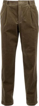 HUGO BOSS Slim-fit Broek - Heren - Slim Fit Broeken - Bruin - S - Katoen - Broeken