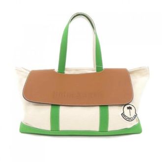 Moncler Pre-owned Tote Bags, unisex, Beige, Size: ONE SIZE Pre-owned Tote Bag