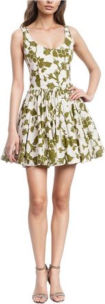 Badgley Mischka Floral Tank Dress