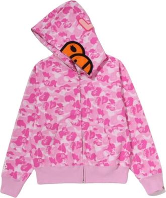 A Bathing Ape (WMNS) A Bathing Ape Baby Lisa Abc Camo Full Zip Hoodie Pink 2M20-215-301-PNK