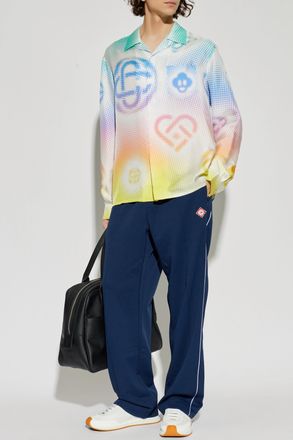 Casablanca Silk Shirt, Mens, Multicolour