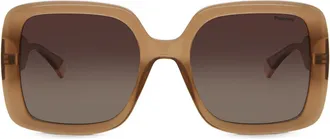 Polaroid PLD 6168/S 10A/LA Womens Sunglasses Brown Size 54