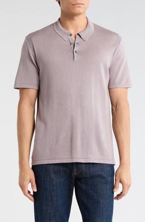 John Varvatos Canon Short Sleeve Polo in Dry Lavender at Nordstrom Rack, Size Xx-Large