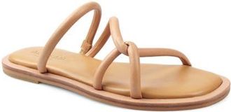 Artisan by Zigi Bax Leather Slide Sandal in Tan Leather at Nordstrom, Size 10