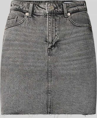 Vero Moda Regular Fit Jeansrock aus Baumwoll-Mix Modell TESSA in Mittelgrau, Gr&ouml;&szlig;e XL