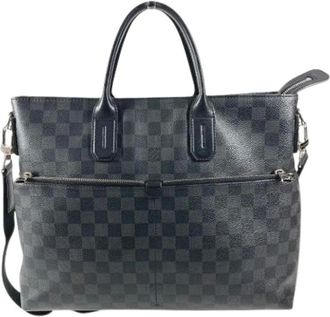 Louis Vuitton Pre-owned Tote Bags, female, Black, Size: ONE SIZE Pre-owned Damier Graphite Tote Bag